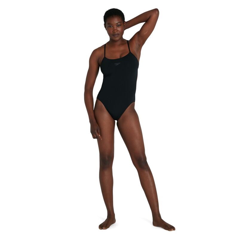 Speedo Womens/Ladies Endurance+ Thin Strap One Piece Bathing Suit