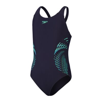 Speedo Girls Placement Muscleback Swimsuit