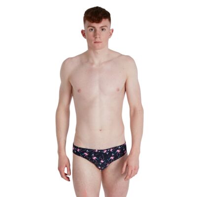Speedo Men's Flamingo Flare 5cm Allover Brief