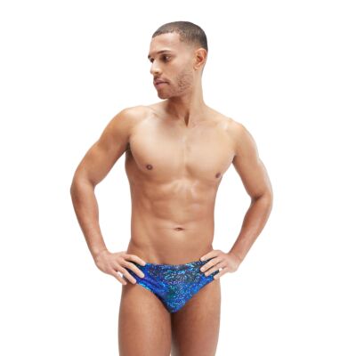 Speedo Men's Allover Digital 7cm Briefs